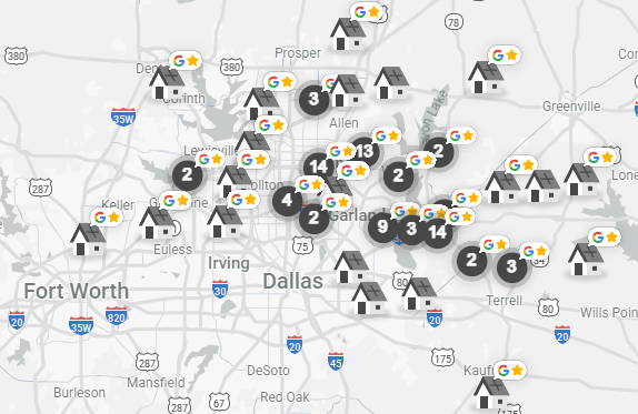 Recent Projects Service Area