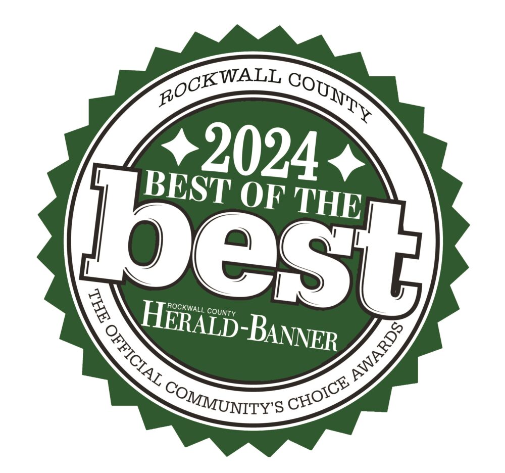 2022 Best Of Texas Award 2024 Best of the Best Rockwall Herald